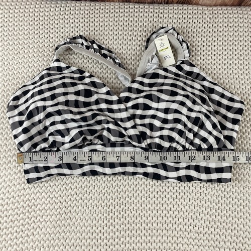 OFFLINE By Aerie Real Me Xtra Medium Support Bra Size XL Black/White - Picture 7 of 8