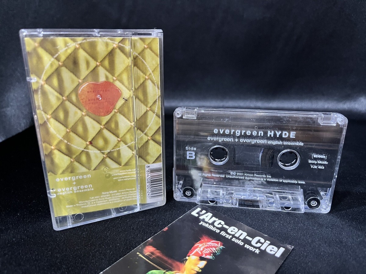 HYDE Evergreen Single Cassette Tape (2001) J-Rock 2000s ラルク