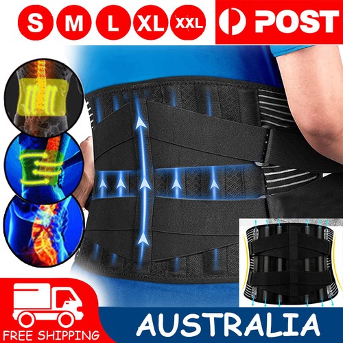 Lumbar Lower Back Support Brace Posture Orthosis Waist Belt Pain Strap Trimmer⭐ eBay