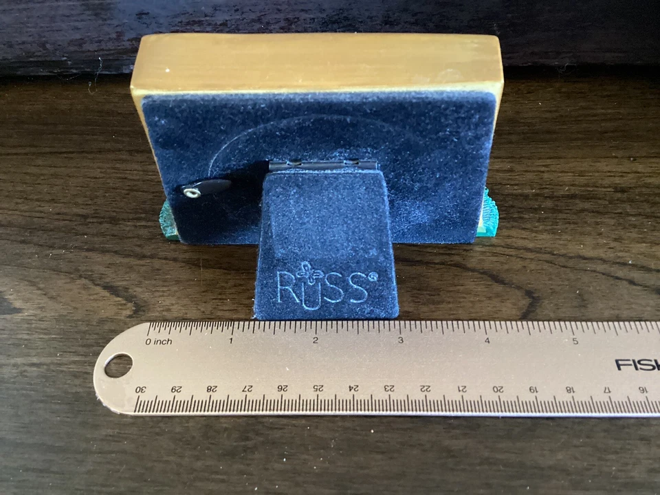 Marco de fotos vintage de balón de fútbol "Russ Berrie" Foto 2 de 2