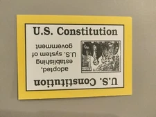 PERSPECTIVE Time Line Game U.S. CONSTITUTION 1992 card used History free ship
