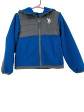 U.S. Polo Assn. Hooded Fleece Jacket Size 4T