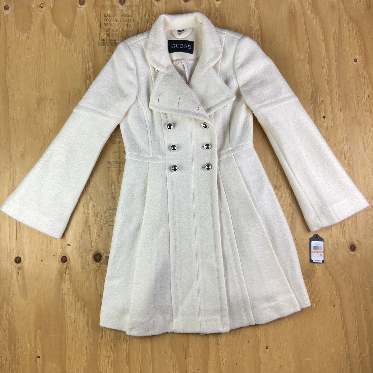 White skirted deals coat