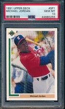 PSA 10 MICHAEL JORDAN 1991 UPPER DECK BASEBALL SP1 White Sox Rookie RC GEM MINT 