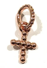 Authentic Pandora Charm, ROSE Beaded Cross,  #789332C00