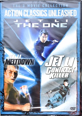 JET LI : The One / Meltdown / Contract Killer (3-Movie Collection, DVD) NEW 