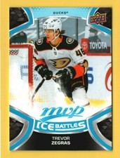 2021-22 Upper Deck MVP Hockey #249 Trevor Zegras Ice Battles Parallel SP 