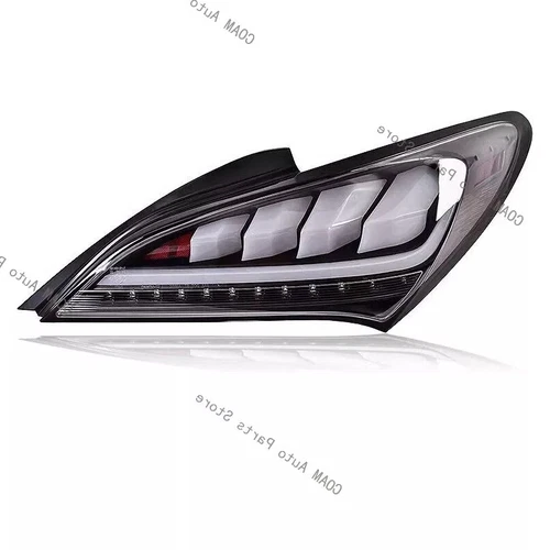Par de luces traseras LED secuenciales blancas brillantes para Hyundai Genesis cupé 2010-2016 - Imagen 4 de 10