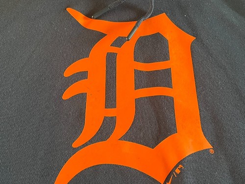 Nike Detroit Tigers Hoodie Sweatshirt MLB Baseball Gr. S Old English D Logo - Bild 2 von 12