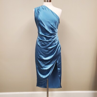 cassini one shoulder dress Elliatt Cassini One Shoulder Ruched Dress - Royal Purple