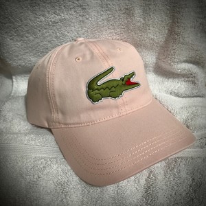 lacoste cap pink