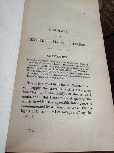 Vol 2 A Summer in Western France (1841) Trollope - Imagen 7 de 7