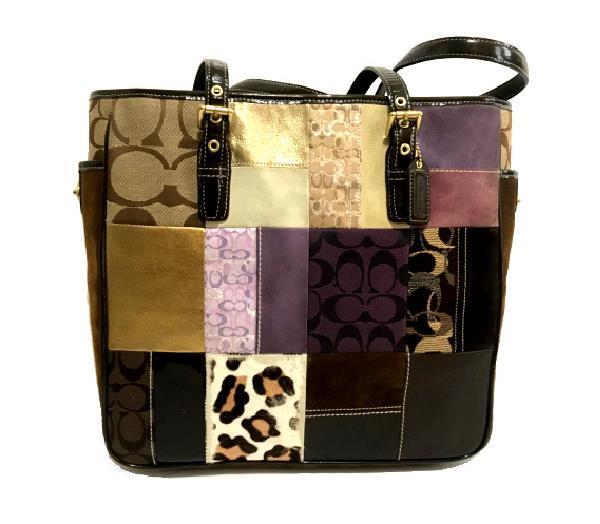 NICE COACH HOLIDAY PATCHWORK PATENT TRIM LG GALLERY BOOK