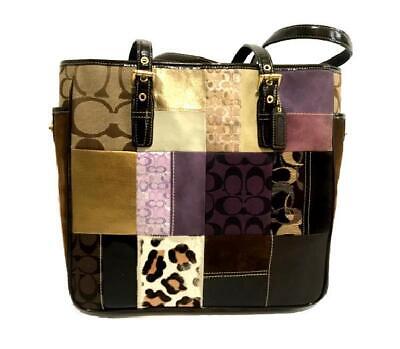 NICE COACH HOLIDAY PATCHWORK PATENT TRIM LG GALLERY BOOK