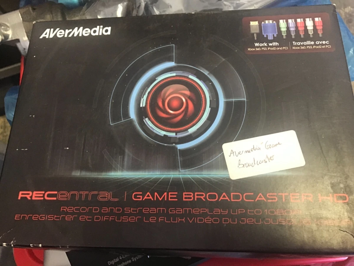 AVerMedia Game Broadcaster HD C127 Capture Card Captures VGA HDMI