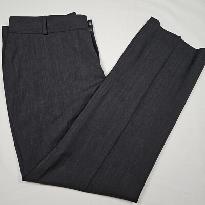 NEW LOT 5 DOC & AMELIA AEROCOOL WOMENS WOOL BLEND PANTS SIZE 14 DARK GRAY WORK