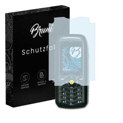 Bruni 2x Folie für Caterpillar CAT B25 Schutzfolie Displayschutzfolie
