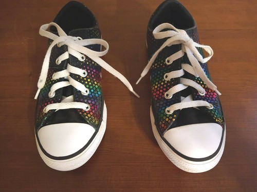 multicolor glitter converse