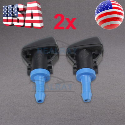 #ad Left Right Spray Washer Nozzle For 11 14 Dodge Chrysler 200 Avenger Challenger $11.59