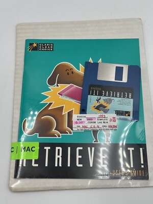 Vintage Retrieve It Claris Guide & Software For Macintosh 1993 | eBay