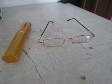 Mini Lens Reading Glasses, 1.75, Hard Pocket Case, New