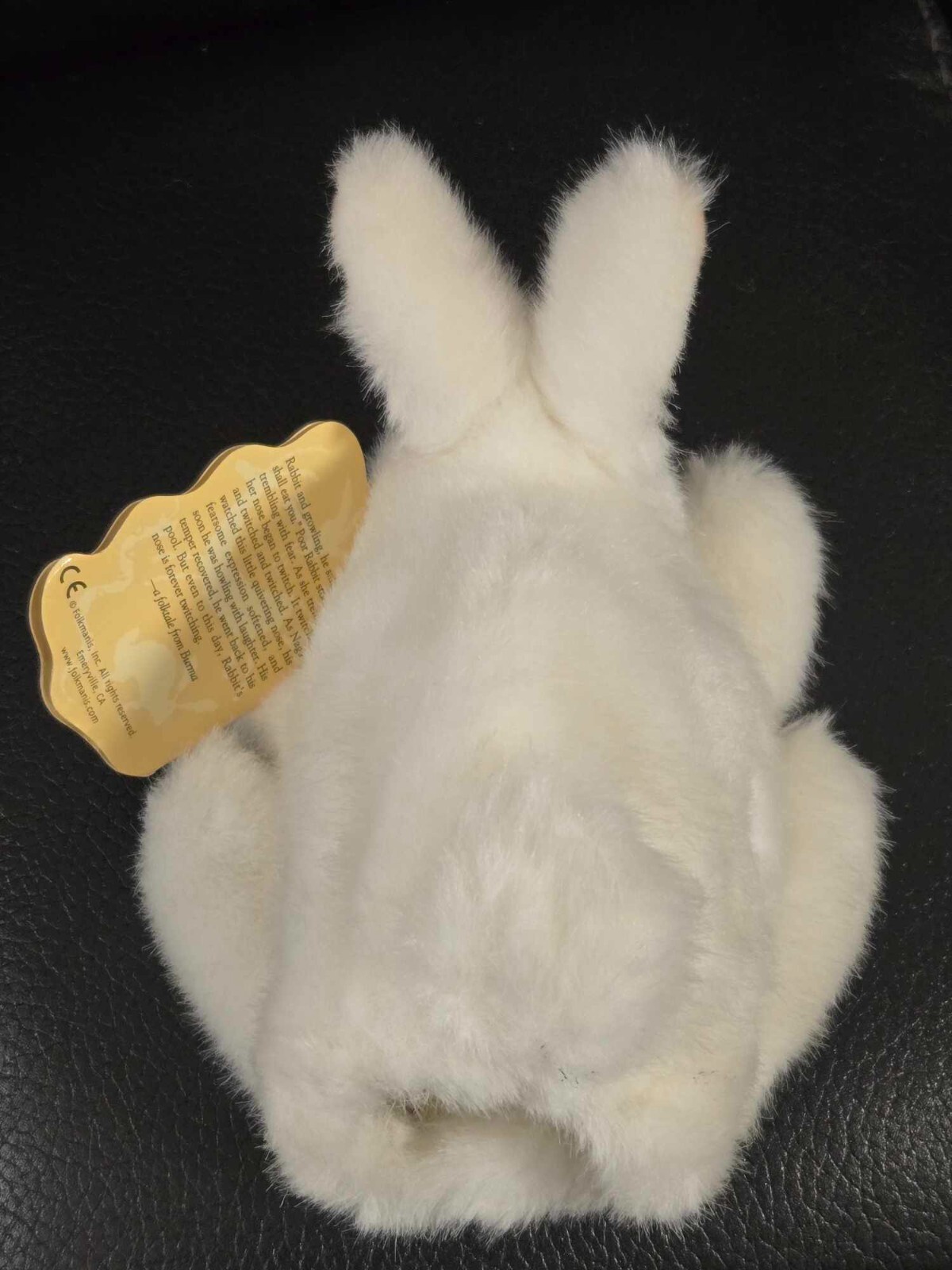 Folkmanis White Bunny Rabbit Hand Puppet NWT | eBay