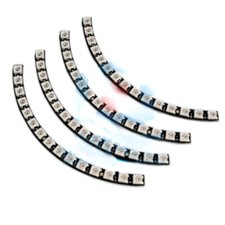 1PC NEW WS2812B 5050 RGB LED Full Color Development Board 60 bits 4/1 Splicing 