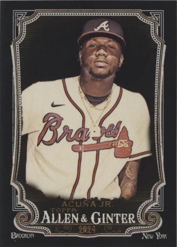 2019 Topps Allen & Ginter X【R Acuna Jr.】 2019 Topps Allen & Ginter Ronald Acuña Jr. Baseball Framed Mini