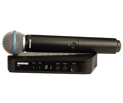 Shure BLX24/B58 Wireless System w/Cordless BETA58 Handheld Vocal Microphone J11