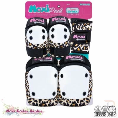187 KILLER PADS 187 Killerpads Six 6er-Pack Sicherheitsset - Erwachsene - Moxi Leopard