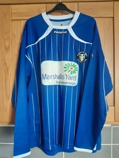 Gainsborough Trinity XL adult L/Sleeved home football shirt. N Prem Lge