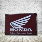 Honda Vintage Style Tin Metal Bar Sign Poster Man Cave Collectible New