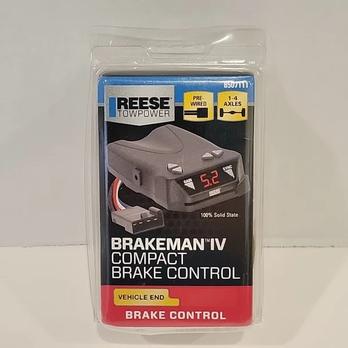 Reese Towpower Brakeman IV Compact Brake Control 8507111  1-4 Axles, Pre-wired