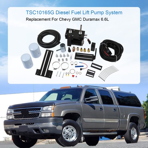 165GPH Diesel Fuel Lift Pump System TSC10165G For 01-10 Chevy GMC Duramax 6.6L - Bild 2 von 8