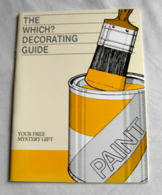 The Which? Decorating Guide - small leaflet 32 pages 1984 basic guide