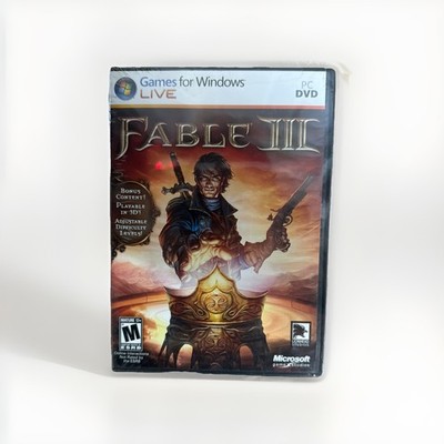 Fable III (3) PC/Games for Windows Live 2011 - Brand New - Sealed, Not Y-Fold
