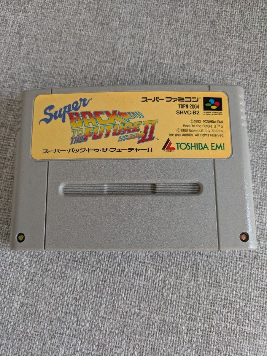 Super Famicom Super Back to the Future II Cartridge Only SFC Nintendo