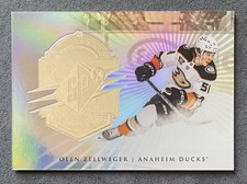 2024-25 LEO CARLSSON SPx Hockey FINITE SILVER #'d 331/399 No. F-1 Ducks
