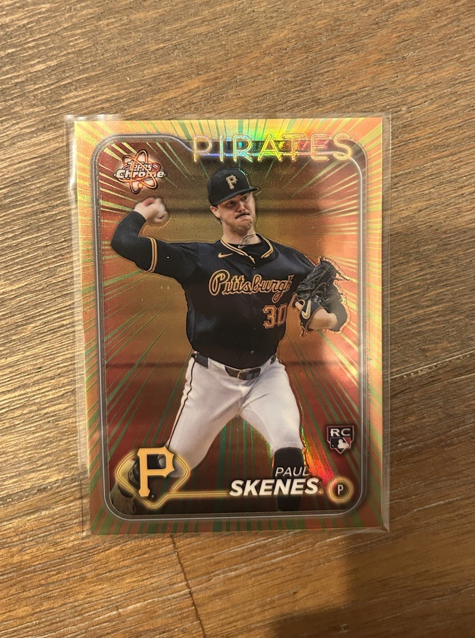 2024 Topps Chrome Update Series - Radiating Rookies Paul Skenes #RR-21 (RC)