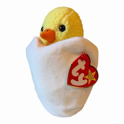 NWT Ty Beanie Babies: Eggbert the Hatching Chick