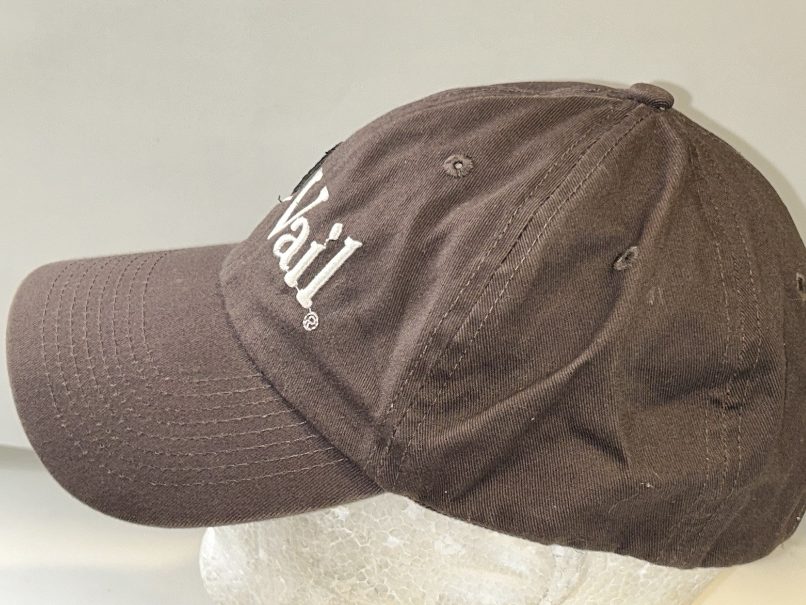 VAIL HAT CAP ADJUSTABLE STRAPBACK BROWN - image 3