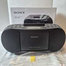 Sony CFD-S70 Boombox Radio Cassette CD TESTED FM/AM Mega Bass