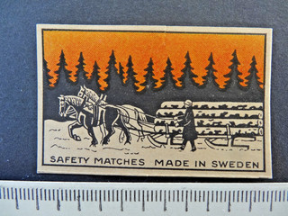 MATCHBOX LABELS. SWEDEN. 19.