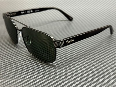 RAY BAN RB3751 002 31 Black Green Unisex 58 mm Sunglasses