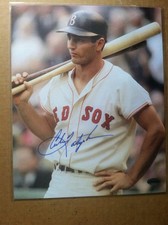 Signed Carl Yastrzemski 8x10 color photo w/coa