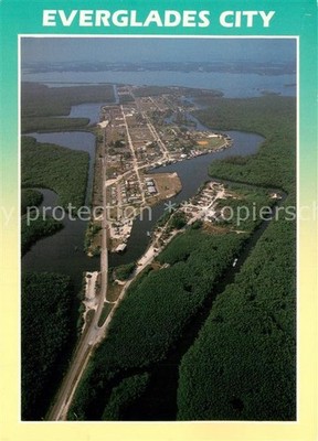 Everglades City Florida Aerial view