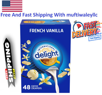 International Delight French Vanilla Coffee Creamer Singles, 48 Count