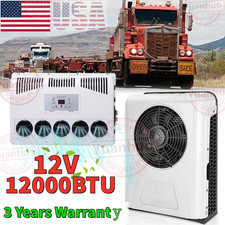 12v Split Air Conditioner 12000 Btu Ac Kit Fit For Cab Semi Truck Bus Caravan Rv