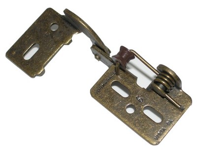 1/2'' Overlay Self Closing Knife Hinge for 5/8''+ Thick Doors