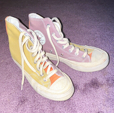 Converse Chuck Taylor All Star High Top Colorblock Canvas Lace-Up Sneakers